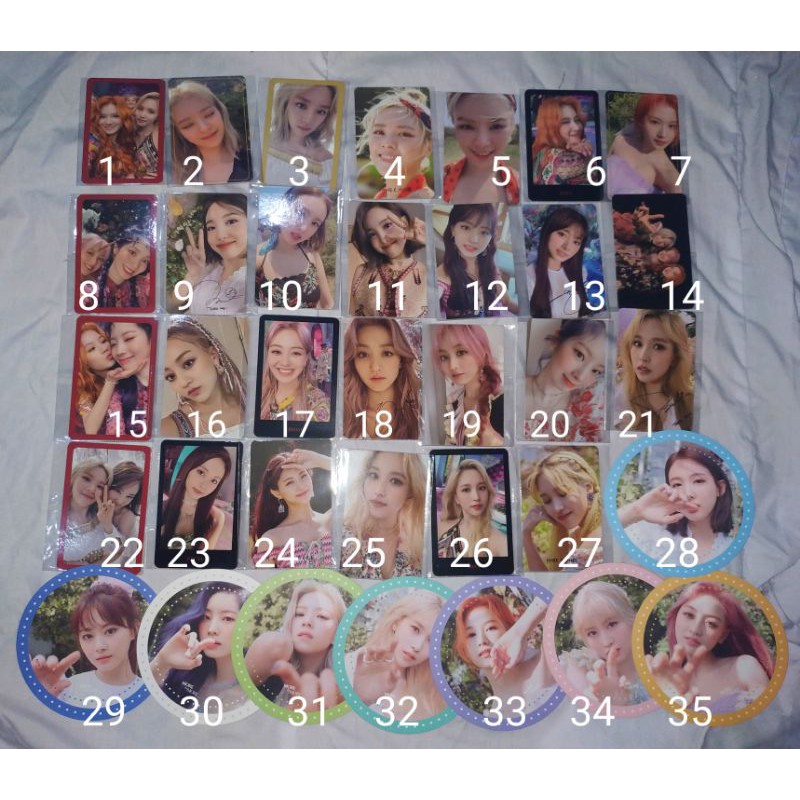 Card ảnh thành viên TWICE -Album More &amp; More