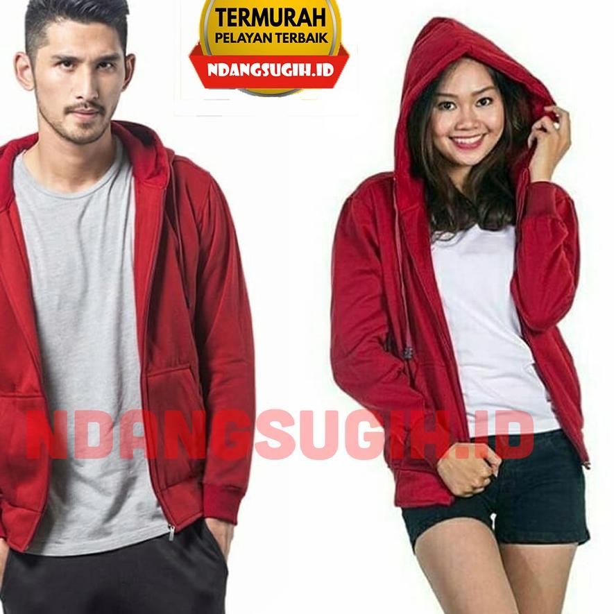 Áo Khoác Hoodie Màu Trơn Phối Khóa Kéo Phong Cách Quân Đội Cá Tính Cho Nam Nữ