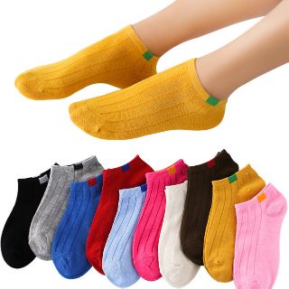 Tất gân cổ ngắn nhiều màu T.046