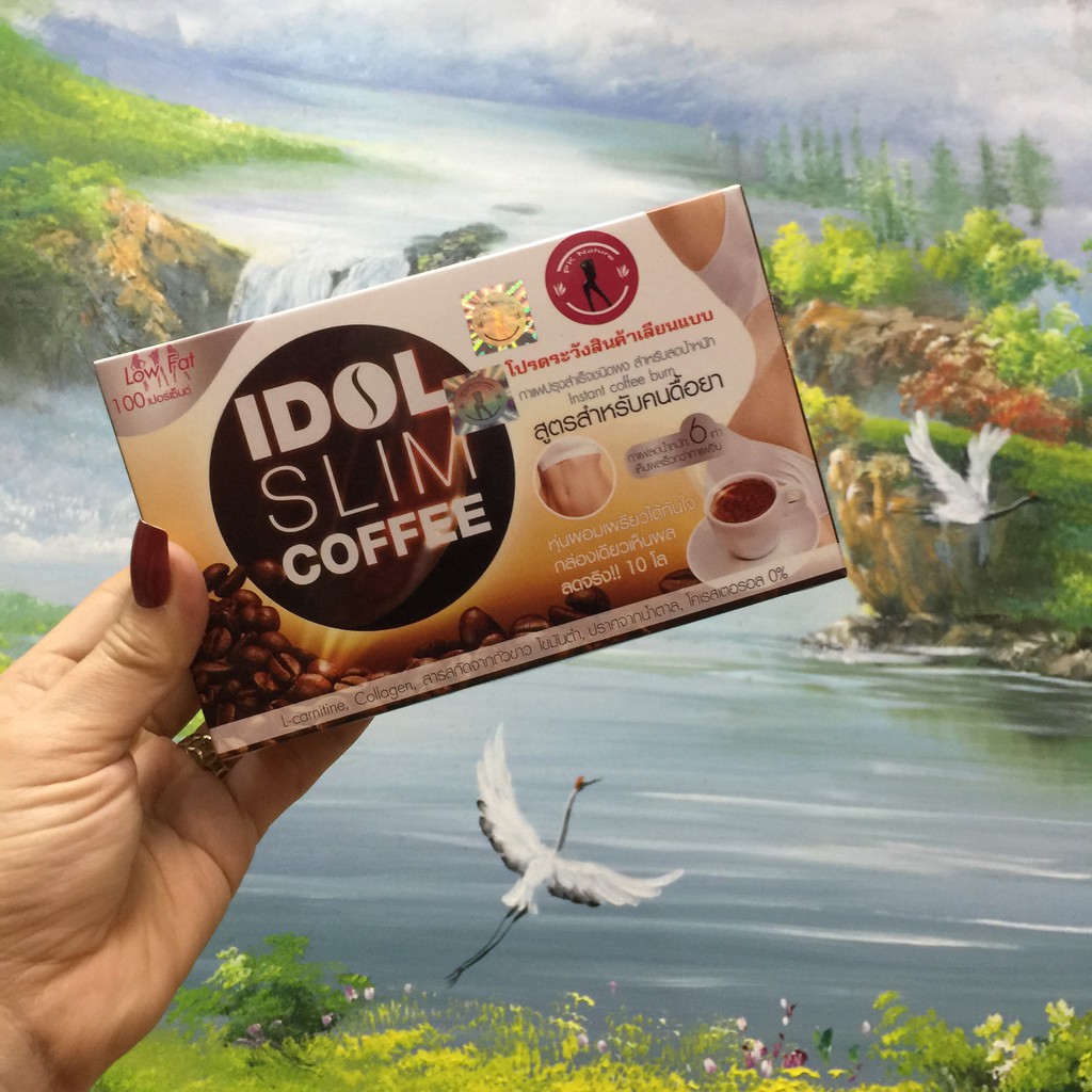 [ 2 hộp Mẫu Cũ Siêu Mạnh ] slim coffee ,cà phê idol slim - mẫu cũ - (Hộp 10gói x 15g)