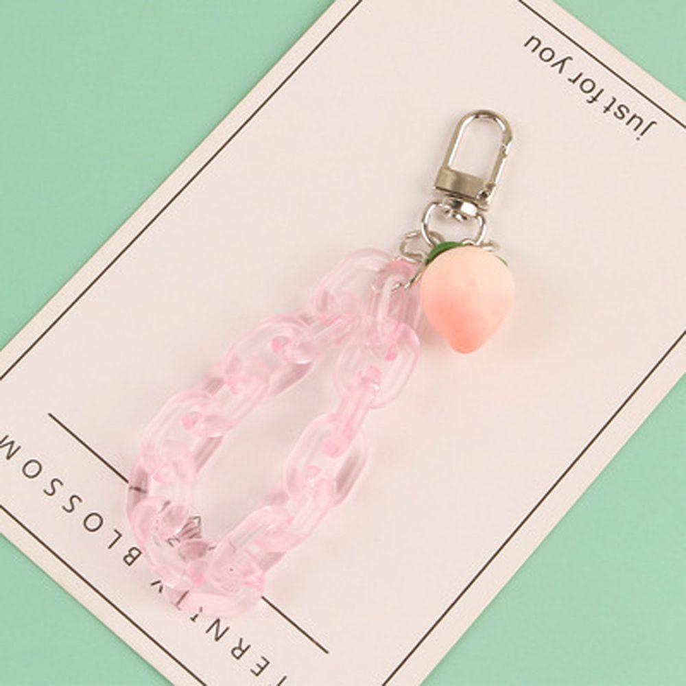 Vanes1 Móc Khóa Quả Đào Xinh Xắn Charms