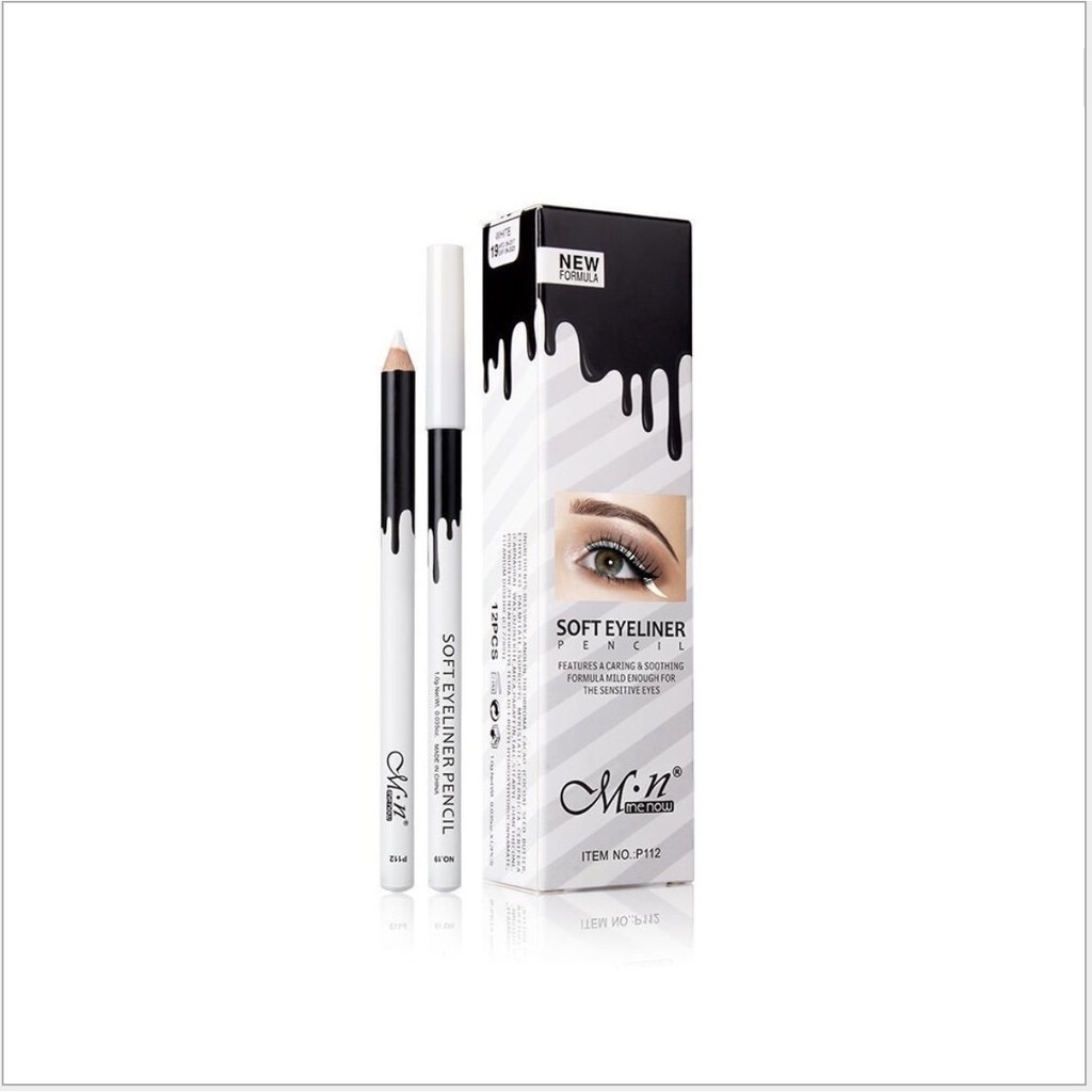 Chì Kẻ Mắt Màu Trắng Soft Eyeliner Pencil D10 - Sammi beauty