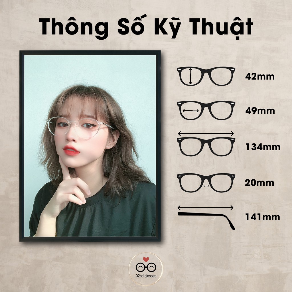 Kính cận nam nữ nhựa dẻo siêu bền, mắt oval nhỏ nhiều màu nhã nhặn Lani 8220 + Lắp Mắt Cận Theo Yêu Cầu | BigBuy360 - bigbuy360.vn
