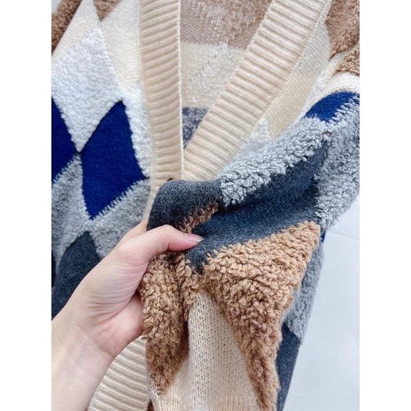 Áo Cardigan trám đáp lông siu dày dặn - video+ảnh thật | BigBuy360 - bigbuy360.vn