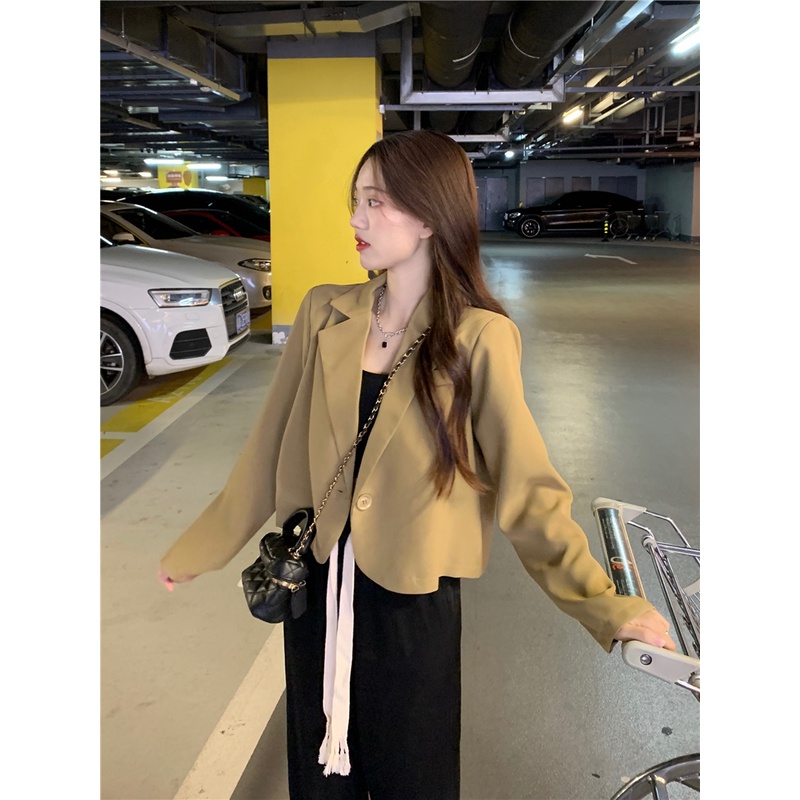 Áo Khoác Vest Tay Dài Dáng Rộng Phong Cách Hàn Quốc Thời Trang Mùa Thu 2022