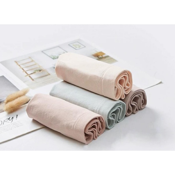 Combo 4 quần lót nữ cotton Freesize màu ngẫu nhiên siêu đáng yêu, kháng khuẩn, thấm hút khử mùi Missie Q01