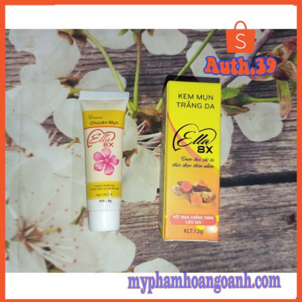 Kem Mụn Trắng Da Ella 8X