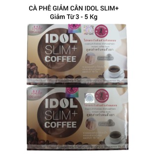 Cà Phê Giảm Cân Idol Slim Coffeee Thái lan, Giảm Mạnh, Giảm 3-5kg tùy theo cơ địa ( hộp 10 gói )
