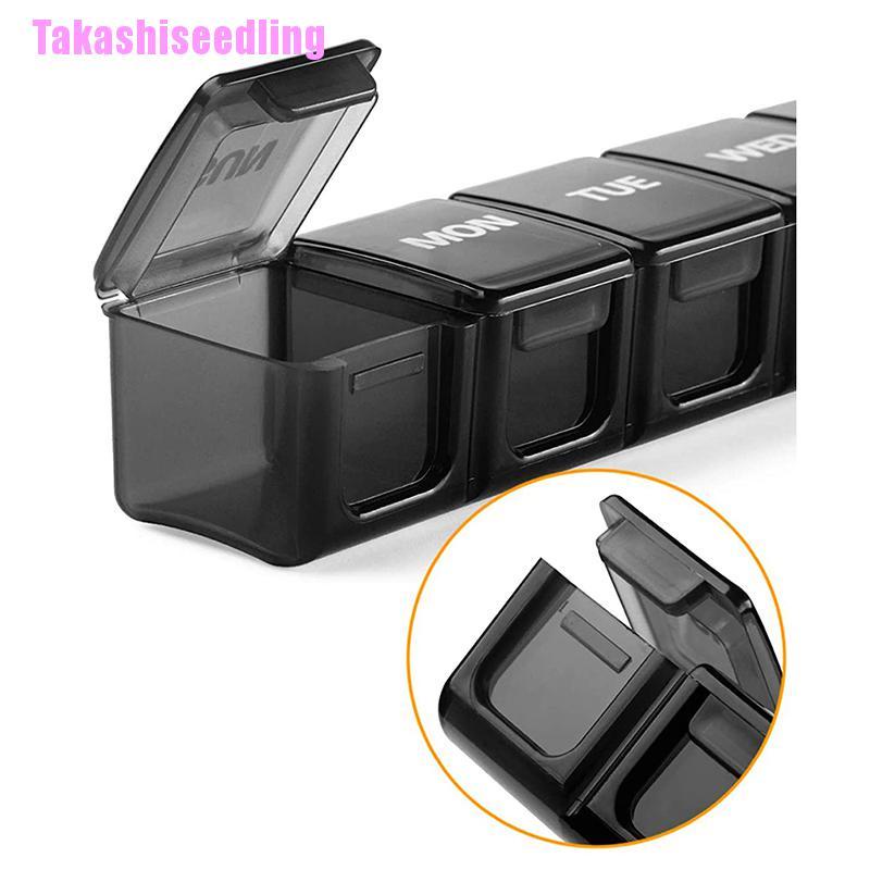 [Hàng mới về] Hộp đựng thuốc chia 7 ngăn tiện lợi