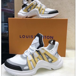 [FULLBOX] Giầy thể thao LOUIS VUITTON Vàng đen