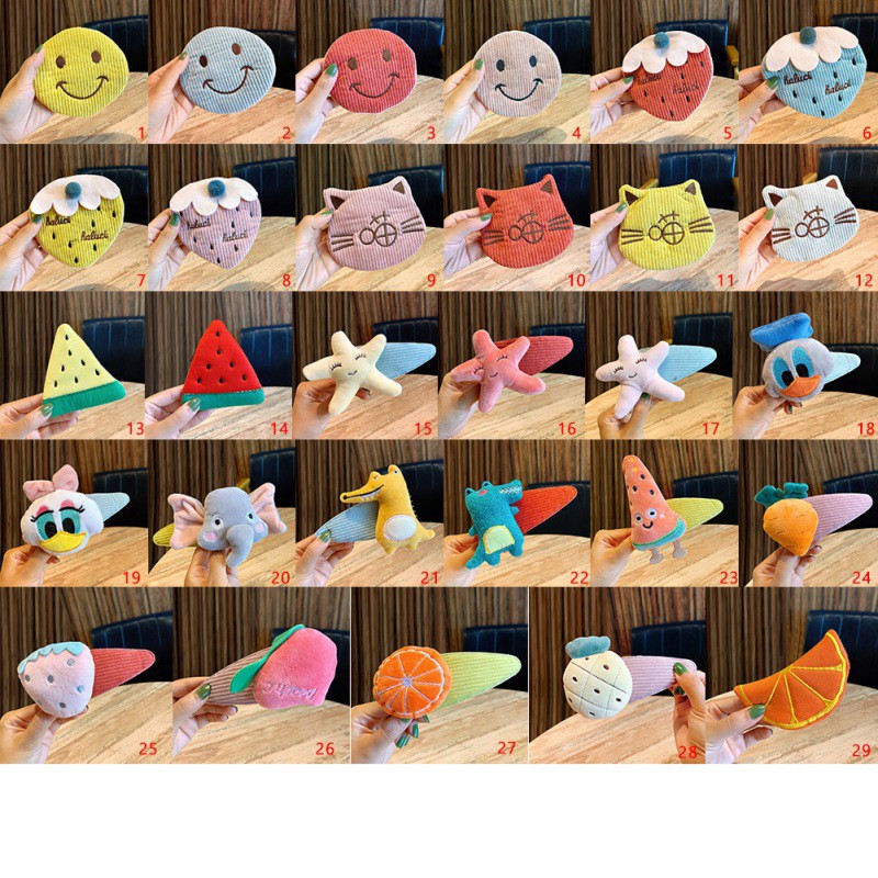 Kẹp Tóc Hình Mặt Cô Gái Dễ Thương