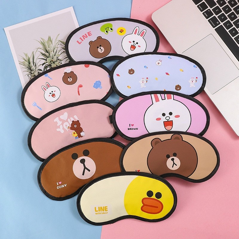 Bịt Mắt Che Mắt Ngủ Hình Thú cute - Miếng bịt mắt ngủ hoạt hình dễ thương / Mặt Nạ Ngủ Họa Tiết Siêu Cưng
