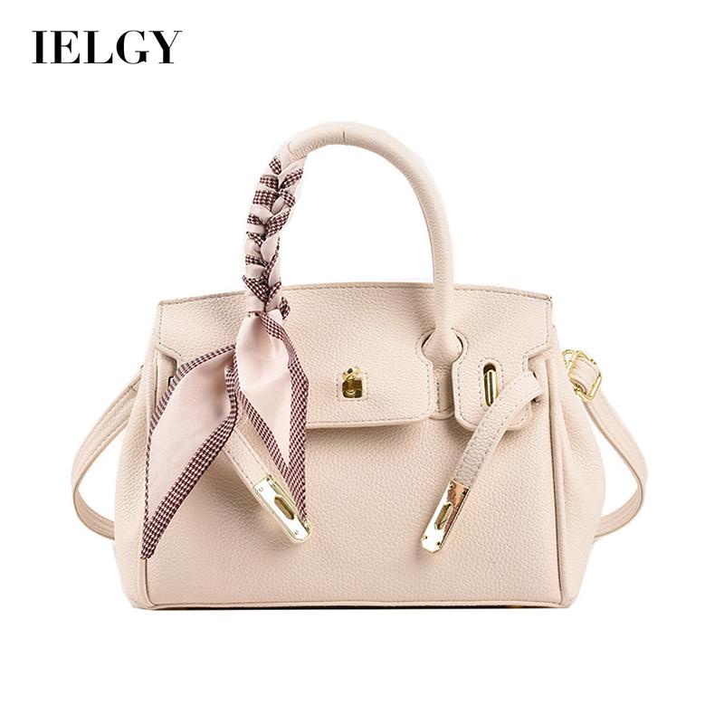 IELGY úi IELGY đeo chéo phối với khăn lụa quàng cổ thời trang thanh lịch cho nữ