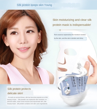 Mặt Nạ Lụa Protein Dưỡng Ẩm Nhẹ Chăm Sóc Và Làm Sáng Da