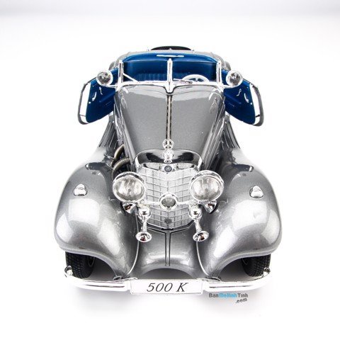 MÔ HÌNH XE MERCEDES-BENZ 500K TYP SPECIAL ROADSTER GREY 1:18 MAISTO