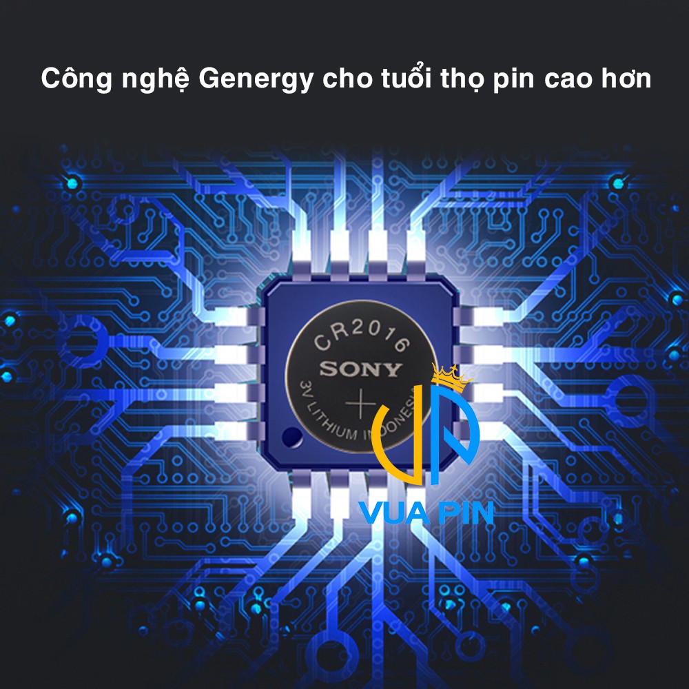 Pin cúc áo CR2016 chính hãng Sony dùng cho CMOS máy tính, Laptop, đồng hồ, đèn LED, thiết bị điện tử - Pin cúc áo