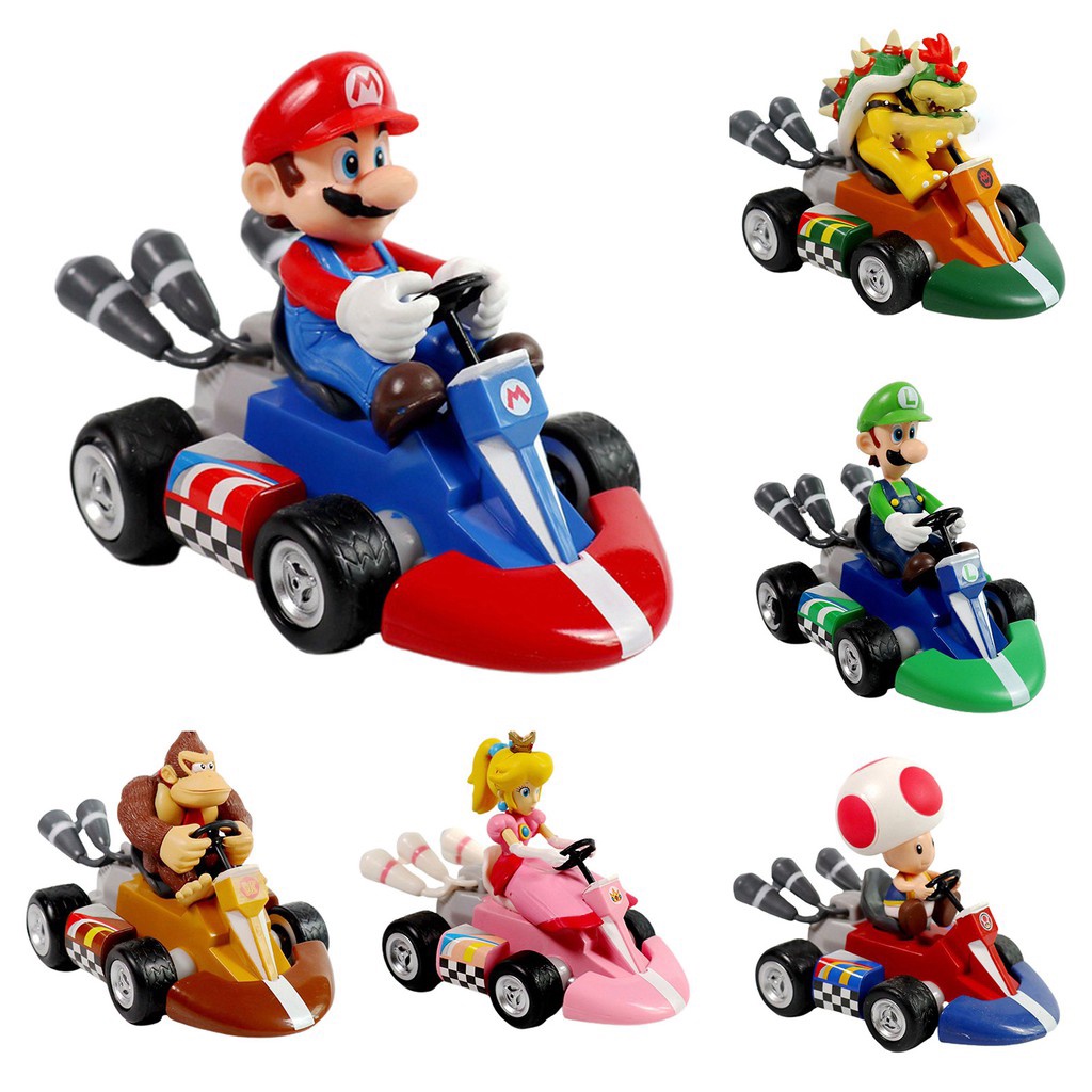 Mô Hình Nhân Vật Super Mario Kart Sống Động