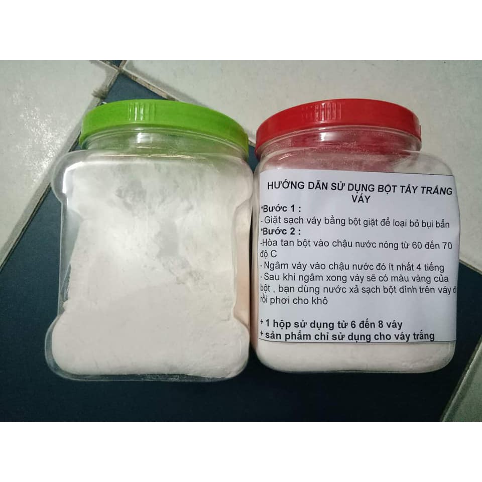 Bột tẩy trắng váy giá 100k