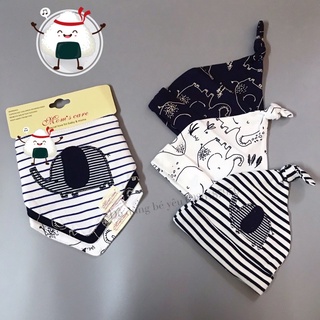 {Nhùn nhùn} Mũ sơ sinh set 3c Momcare cho bé (0-6M)
