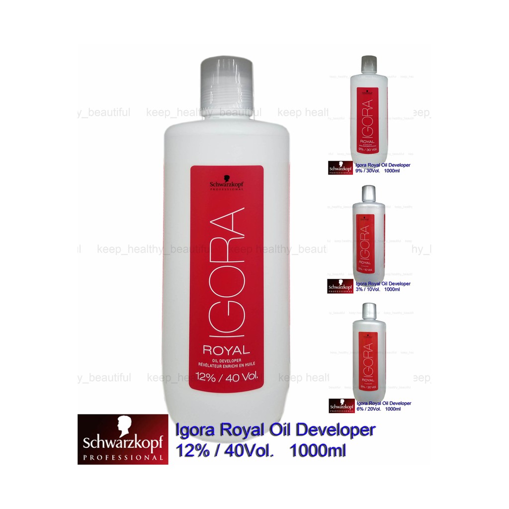 Best Seller Oxy trợ nhuộm SCHWARZKOPF IGORA ROYAL OIL DEVELOPER 1000ml