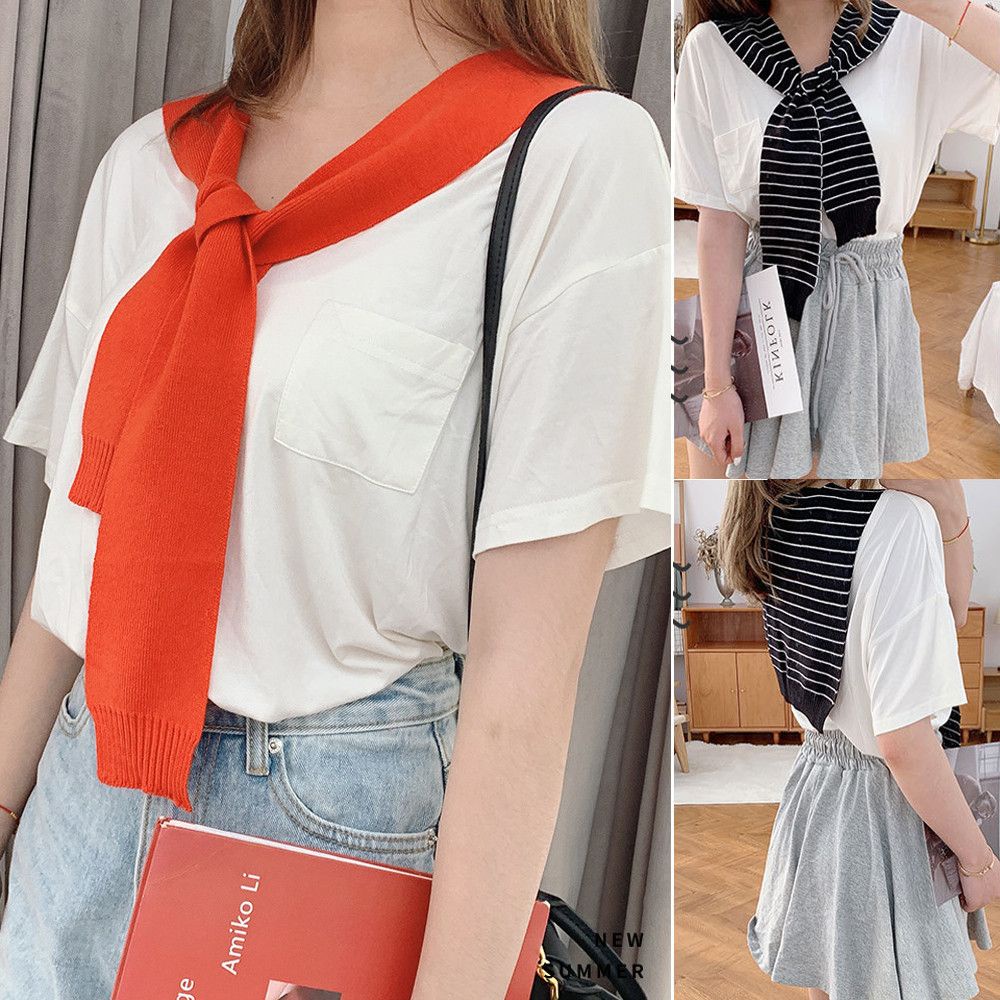 Cổ áo dệt kim có mũ trùm đầu mềm mại giữ ấm chống gió thời trang thu đông cho nữ