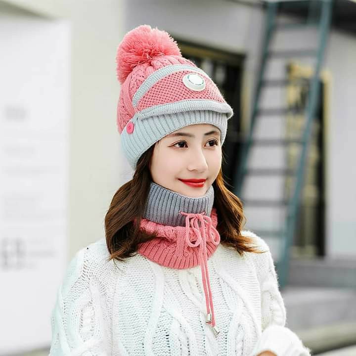 Set 3 món mũ, khăn, khẩu trang cực hot cho mùa đông