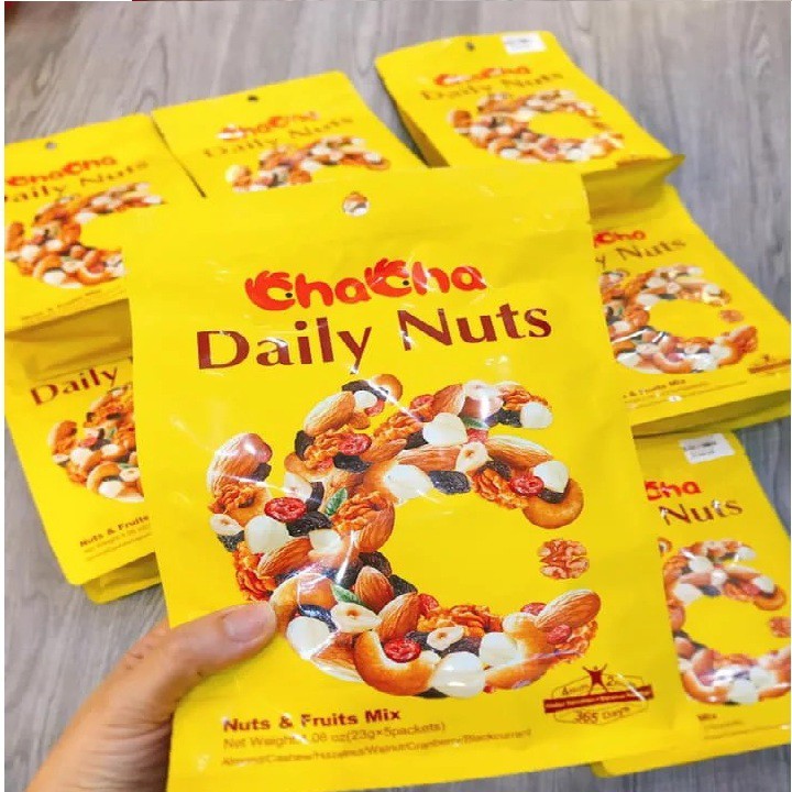 Hạt Và Trái Cây Chacha Daily Nuts Vedan 115g