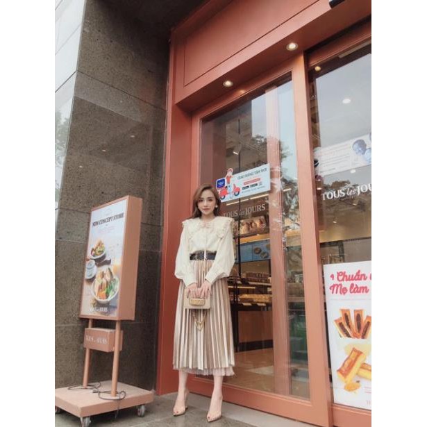 BÁN SỈ CHÂN VÁY NHUNG DẬP LY MẶC 2 MẶT CHO NỮ | BigBuy360 - bigbuy360.vn