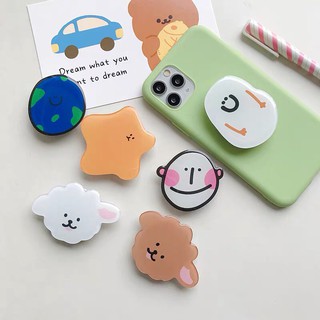 Chống điện thoại Popsocket in bóng mika E116 hình siêu dễ thương