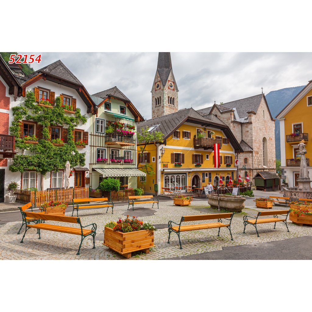 Tranh dán tường trang trí Quán Cafe, Trà Sữa, Trang Trí Cửa Hàng 3D