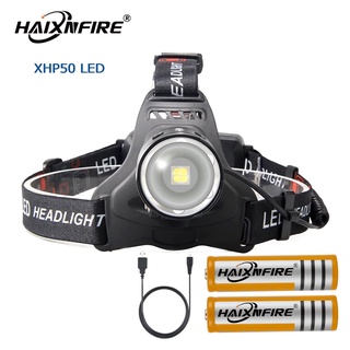 Haixnfire HP36 Đèn pha LED đội đầu chống thấm nước tiện dụng khi đi c thumbnail