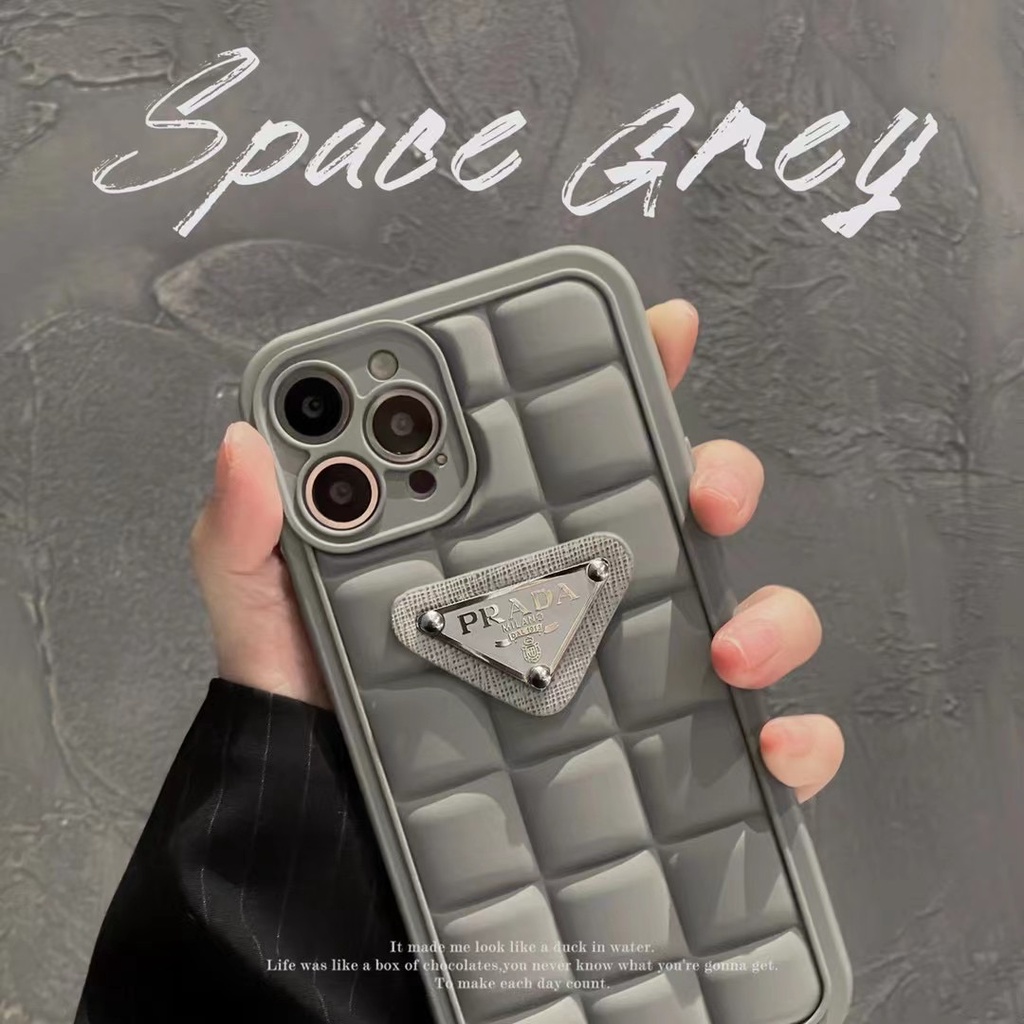 Ốp Điện Thoại In Logo Prada Cao Cấp Cho iphone 14 pro max 13 pro max 12 pro max 11 pro max xs max xr x