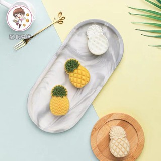 KHUÔN LÒ XO TRUNG THU DỨA 2 MẶT 75G