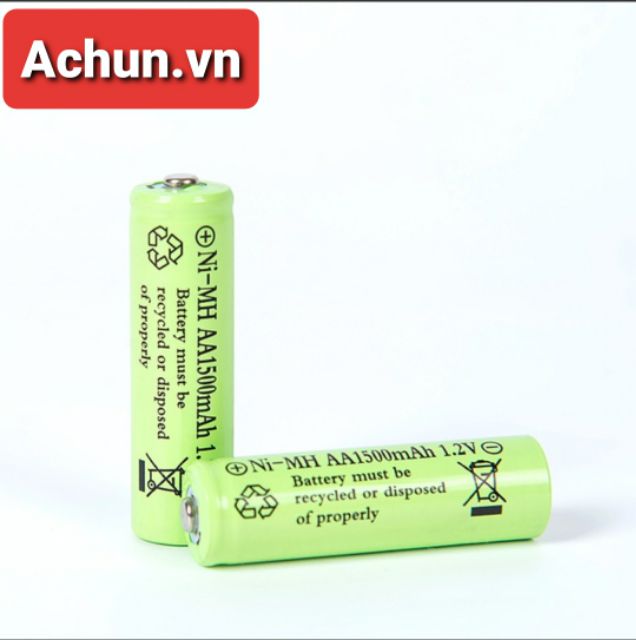 PIN SẠC Ni-MH AA-1500mAh - 1.2V kích thước 14x50mm