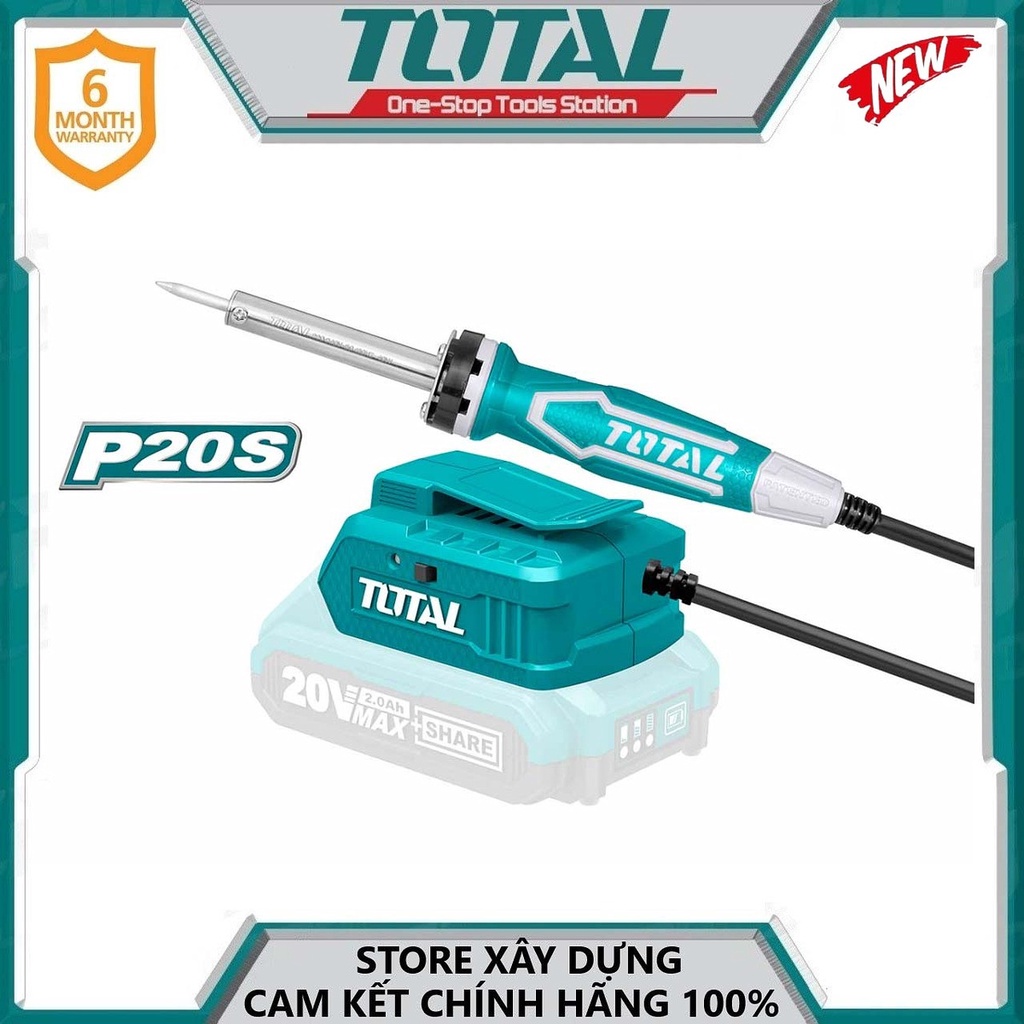 MÁY HÀN CHÌ PIN E20 20V 40WTOTAL TSILIE2001- HÀNG CHÍNH HÃNG