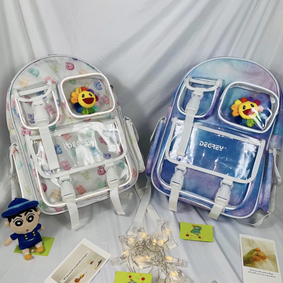 Balo Degrey Sky và Hồng Basic Backpack  hottrend 2023