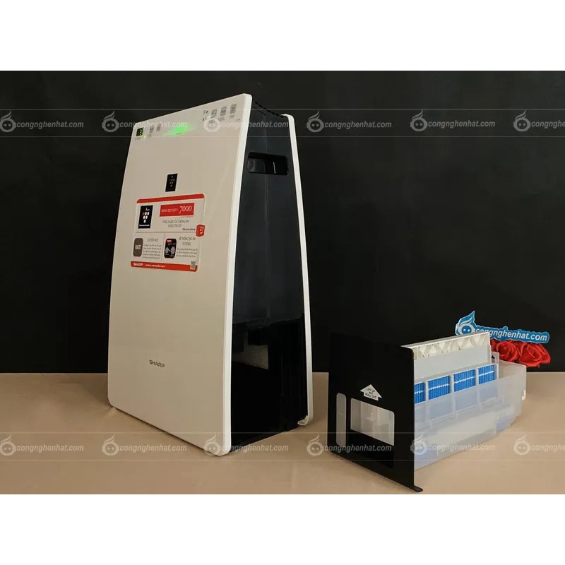 Máy lọc không khí tạo ẩm Sharp KC-F30EV-W Lọc bụi mịn PM2.5 - Hàng chính hãng - Bảo hành điện tử 12 tháng