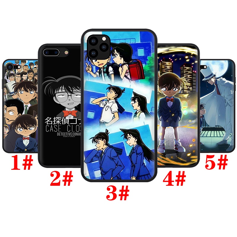Mềm Ốp Điện Thoại Tpu Dẻo Họa Tiết Hoạt Hình Thám Tử Conan Cho Iphone 11 12 Pro Max 12 Mini Xs Max X Xr 30z