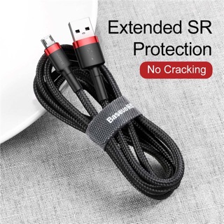 Cáp sạc Baseus Cafule Micro USB (2.4A, Sạc nhanh, Siêu bền)