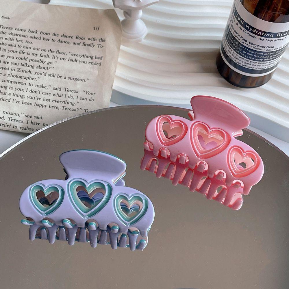 Kẹp Càng Cua / Càng Cua / Trái Tim Khoét Rỗng Kiểu Vintage Cho Nữ