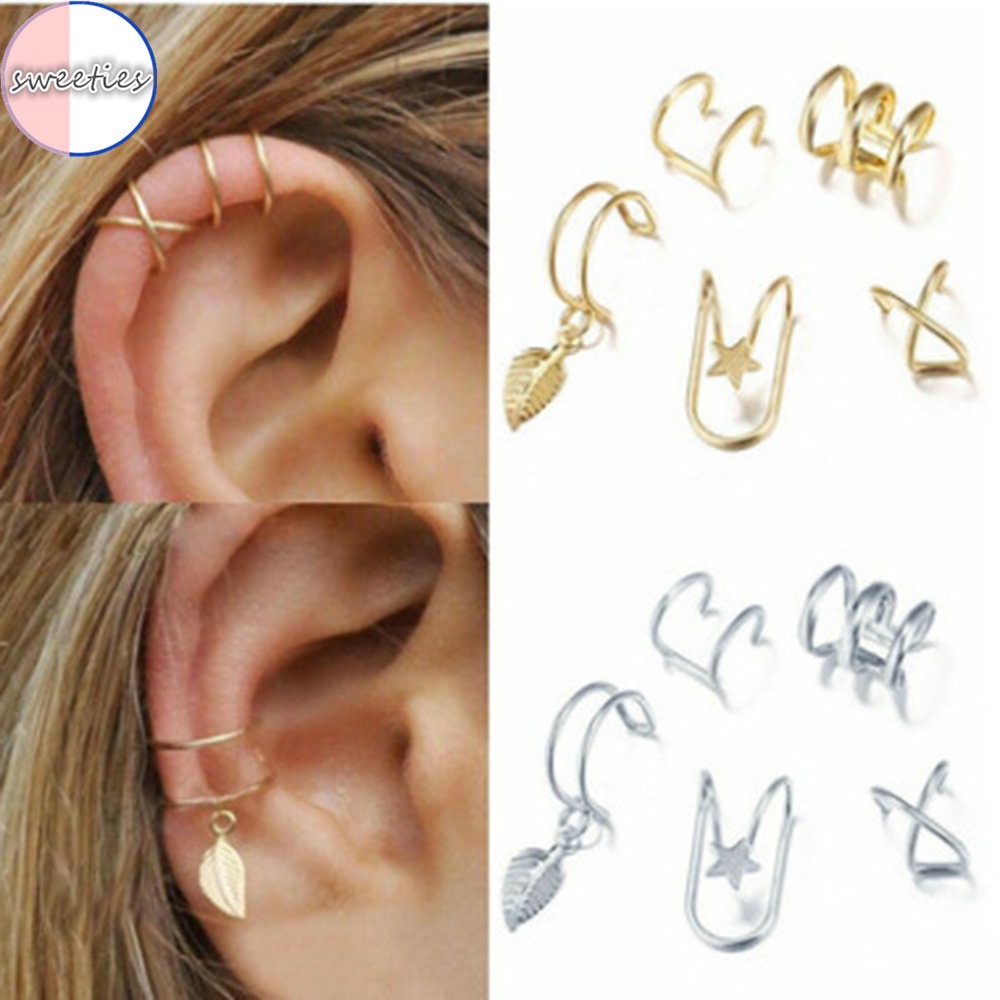 Set 5 Khuyên Tai Nữ Thời Trang retro