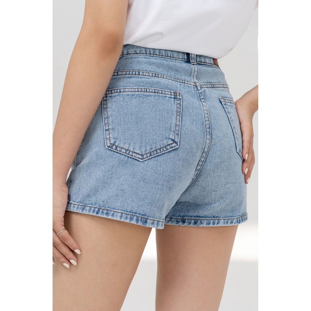 Quần short jean nữ YODY quần ngố cơ bản năng động SJN4004 | BigBuy360 - bigbuy360.vn