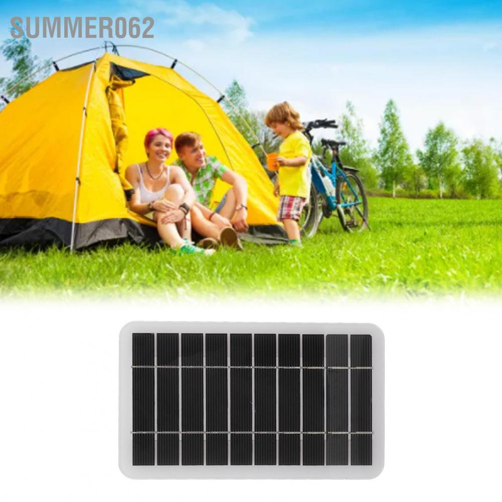 [Hàng Sẵn] Bộ sạc tấm pin mặt trời 5V2W cho chuyến đi cắm trại【Summer062】
