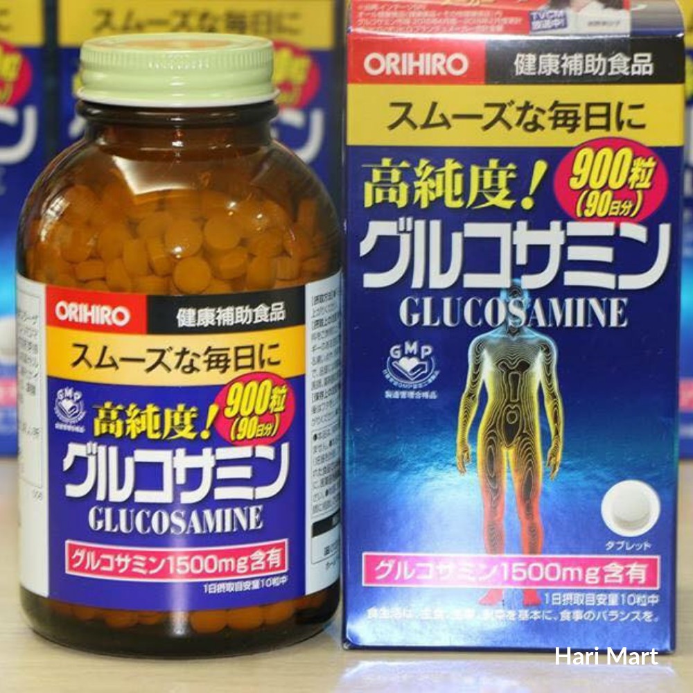 Viên uống Glucosamine 1500mg Orihiro hộp 900 viên Nhật Bản