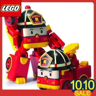Đồ chơi LEGO biến hình biệt đội xe robocar Poli 2 trong 1 mô hình xe