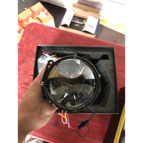 Bi led pha SANVI 12V 55W 5500K chân H4 siêu sáng