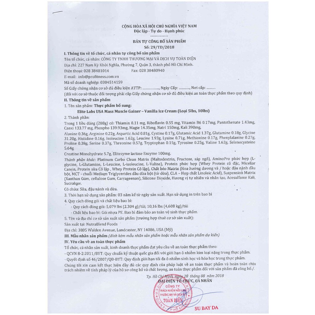 Sữa tăng cân Mass Muscle Gainer 2.3kg | BigBuy360 - bigbuy360.vn