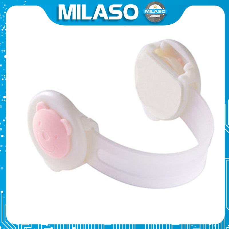 Khóa tủ lạnh MILASO khóa tủ gỗ, ngăn kéo, bồn cầu an toàn cho bé HG-001125