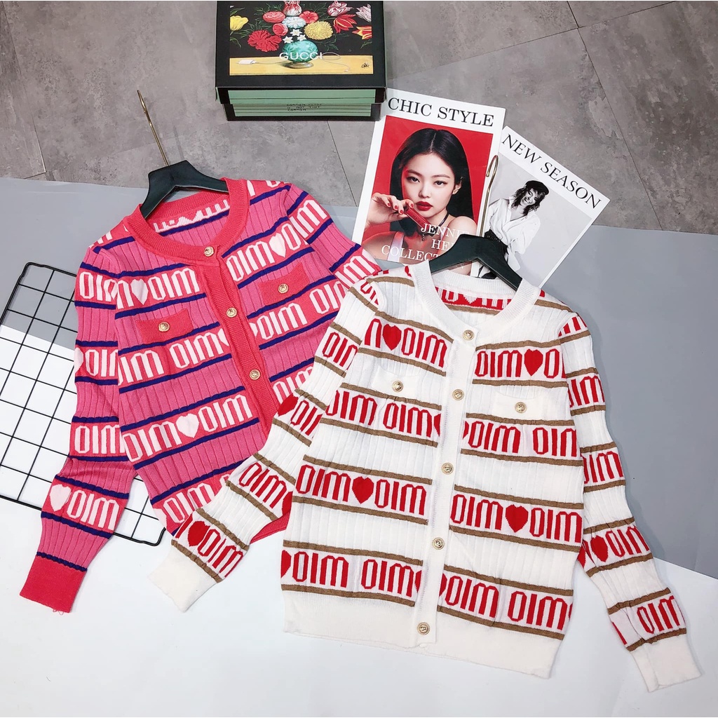 Áo len chữ OIM trái tim 2 màu (kèm ảnh thật, video) | BigBuy360 - bigbuy360.vn