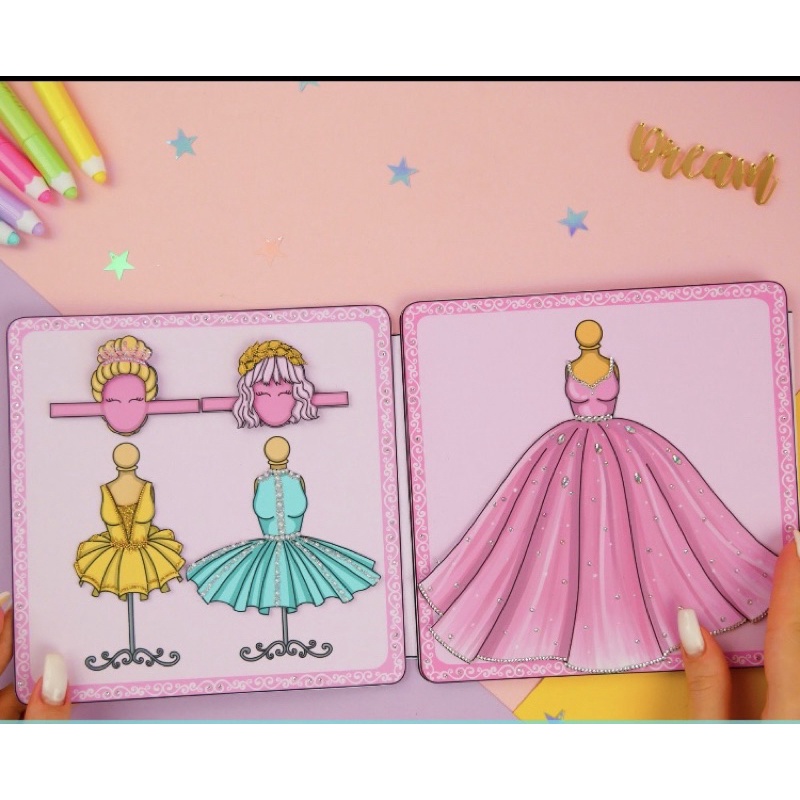 BỘ SƯU TẬP VÁY MÚA BALLE DÀNH CHO BÚP BÊ GIẤY